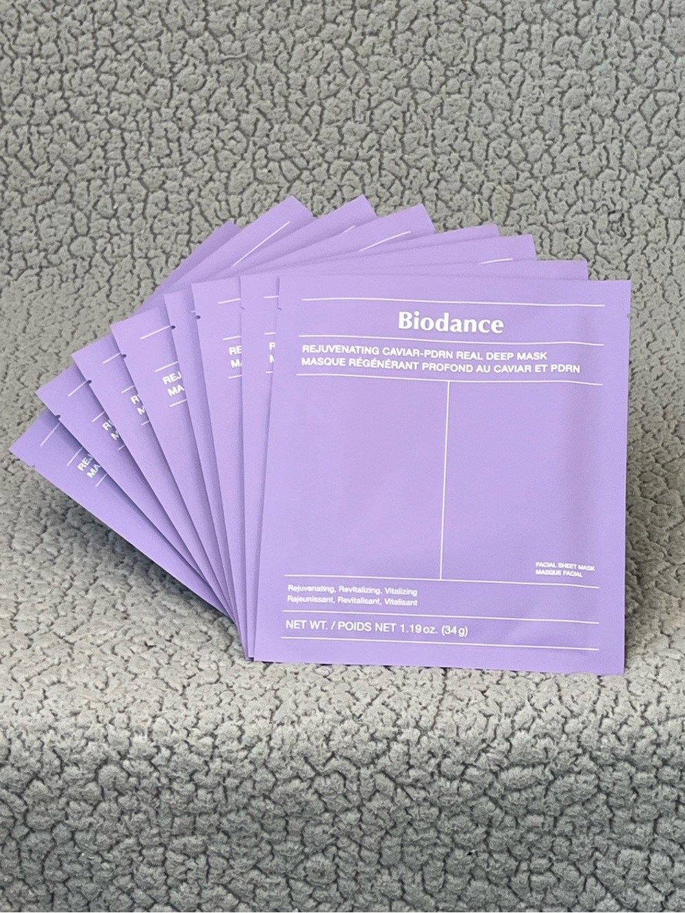 Biodance Caviar PDRN Real Deep Mask 8 Pack total K Beauty Overnight Hydrogel
